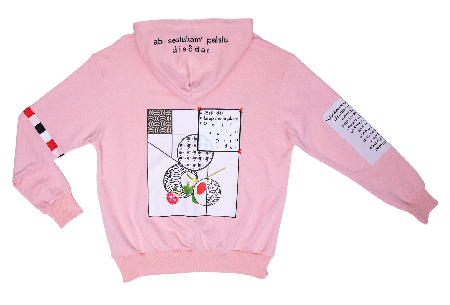 Pink Rose Hoodie