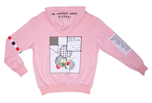 Pink Rose Hoodie