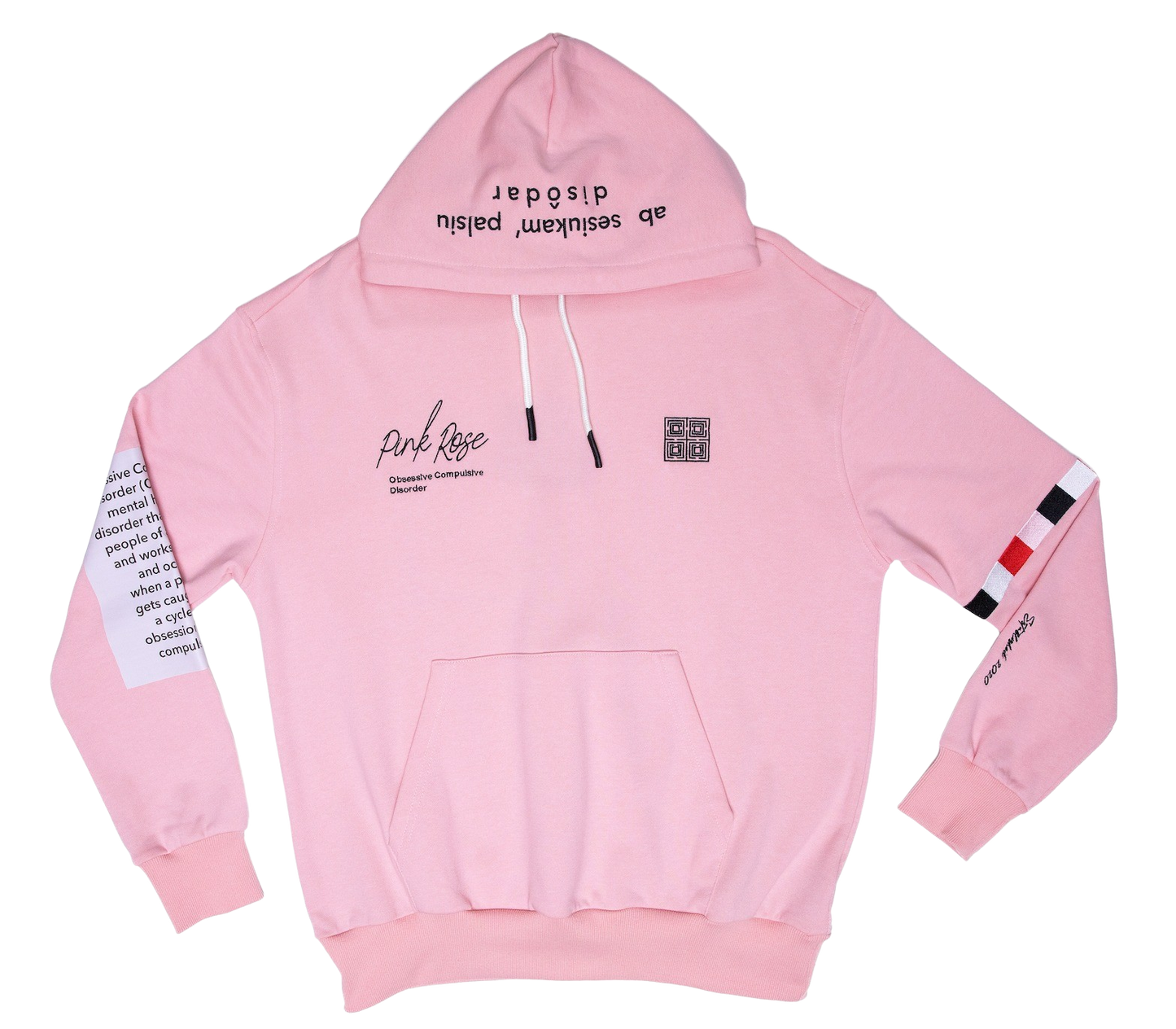 Pink Rose Hoodie