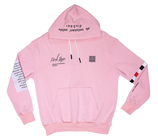 Pink Rose Hoodie